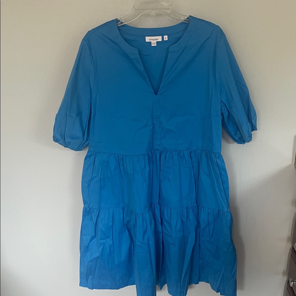 Chico's Blue Midi Dress
